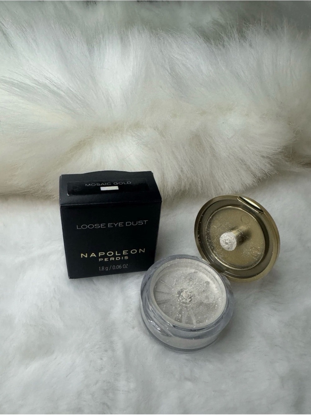 Napoleon Perdis Loose Eye Dust in Mosaic Gold - Shimmery White-Gold